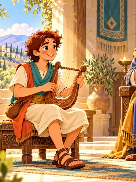 David Is Chosen Bible story for kids: David Is Chosen as the Future King
