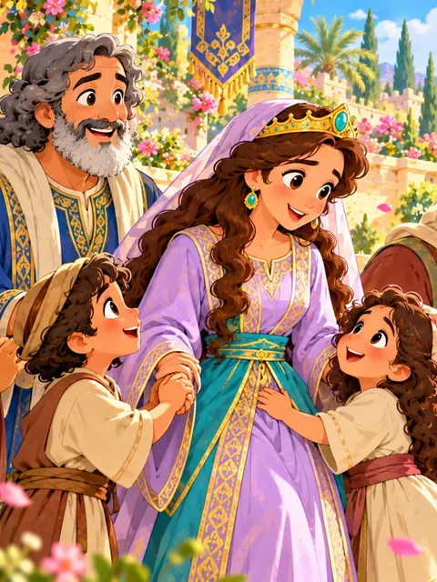 Esther’s Courage Bible story for kids: Esther Courageously Helps Her People