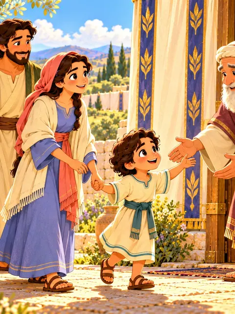 Hannah Bible story for kids: Hannah Prays for a Baby