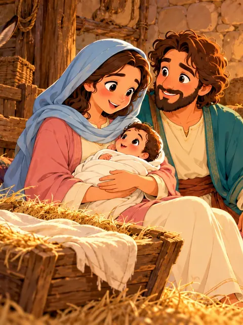 Baby Jesus Is Born Bible story for kids: Baby Jesus Is Born
