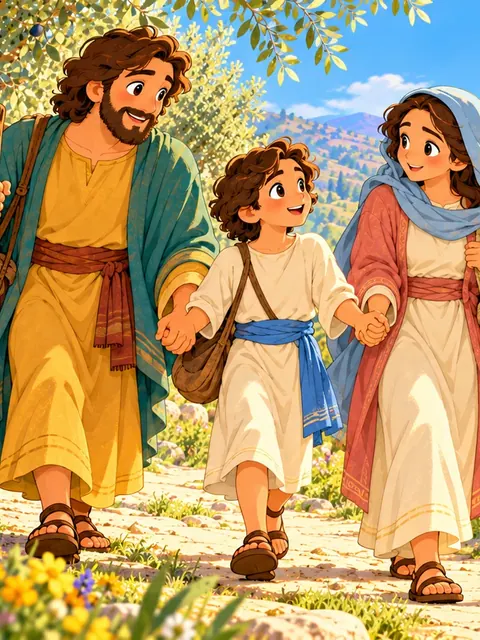 Jesus at the Temple Bible story for kids: Young Jesus at the Temple