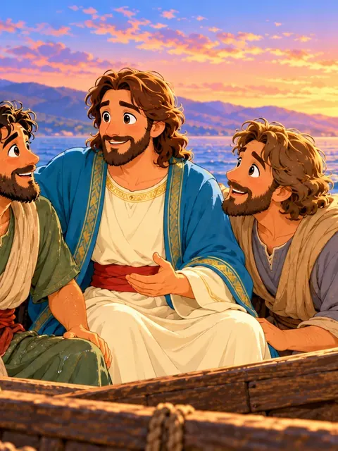 Jesus Walks on Water Bible story for kids: Jesus Walks on Water
