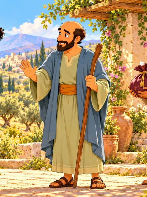 Naaman Bible story for kids: Naaman and the Little Girl
