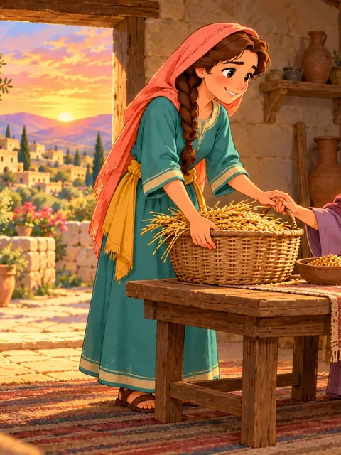 Ruth & Naomi Bible story for kids: Ruth Stays with Naomi
