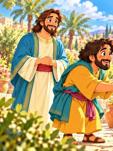 Zacchaeus Bible story for kids: Zacchaeus Climbs a Tree